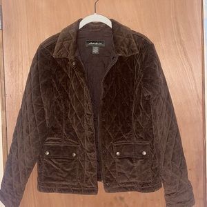 Eddie Bauer brown corduroy jacket